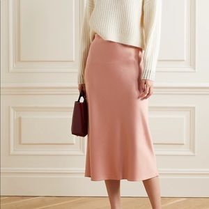 Athena Alice and Olivia satin midi skirt